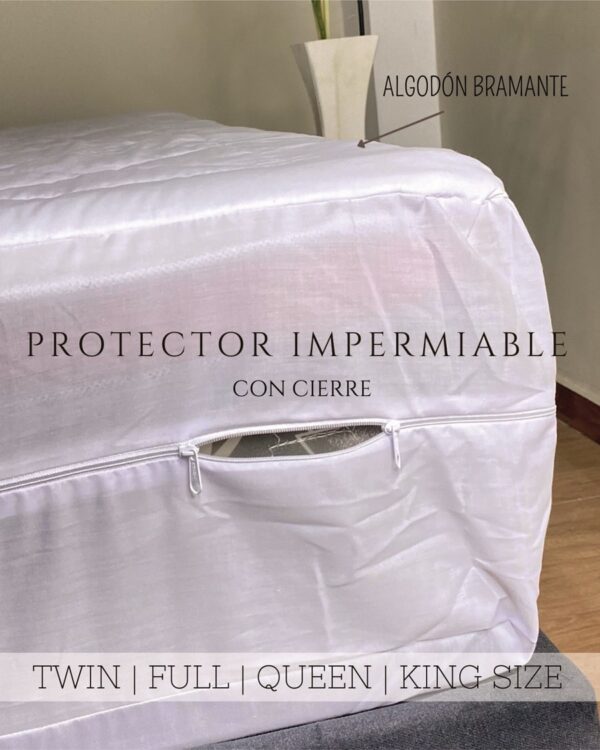 protector de colchon impermeable.