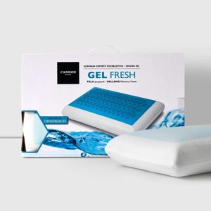almohada viscoelástica memory foam 60x40 cm