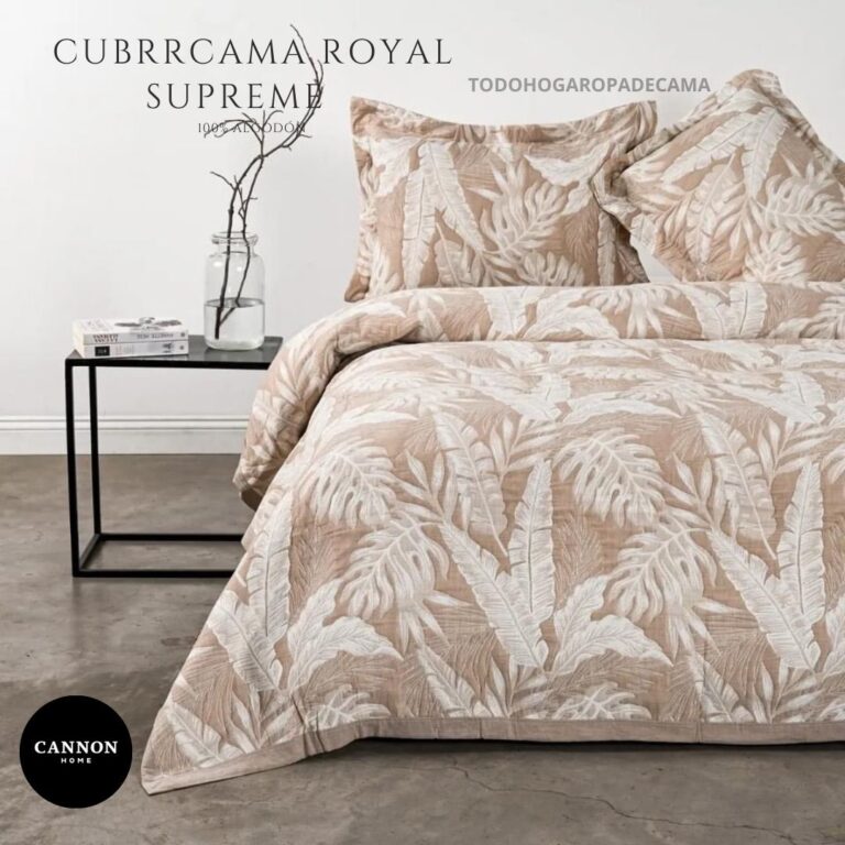 cubrecama royal supreme king size